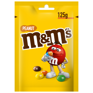 M&M's Peanut Orzeszki ziemne oblane czekoladą w kolorowych skorupkach 125 g