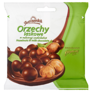 Jutrzenka Orzechy laskowe w mlecznej czekoladzie 80 g