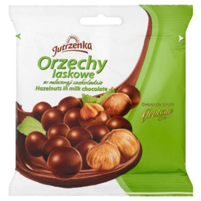 Jutrzenka Orzechy laskowe w mlecznej czekoladzie 80 g