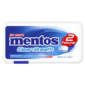 Mentos 2 Hours Clean Breath Peppermint 21g