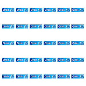 Orbit Peppermint 10 drażetek/14g X30