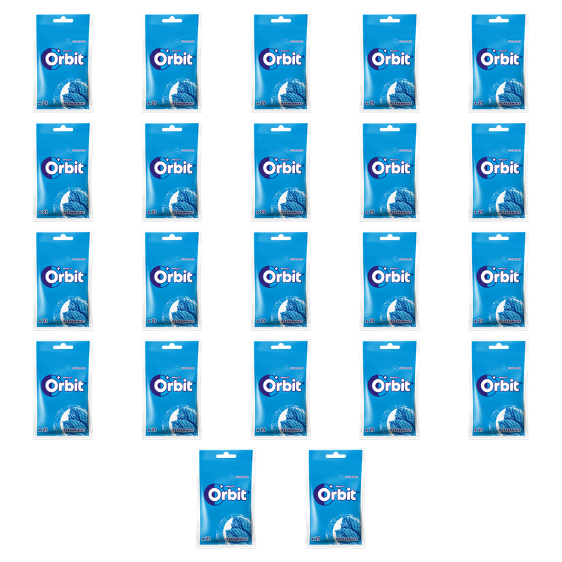 Orbit Peppermint Guma do żucia bez cukru 29 g (21 drażetek) X22