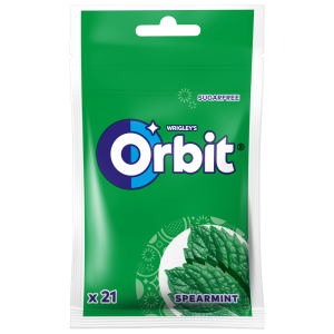 Orbit Spearmint Guma do żucia bez cukru 29 g (21 drażetek) X22