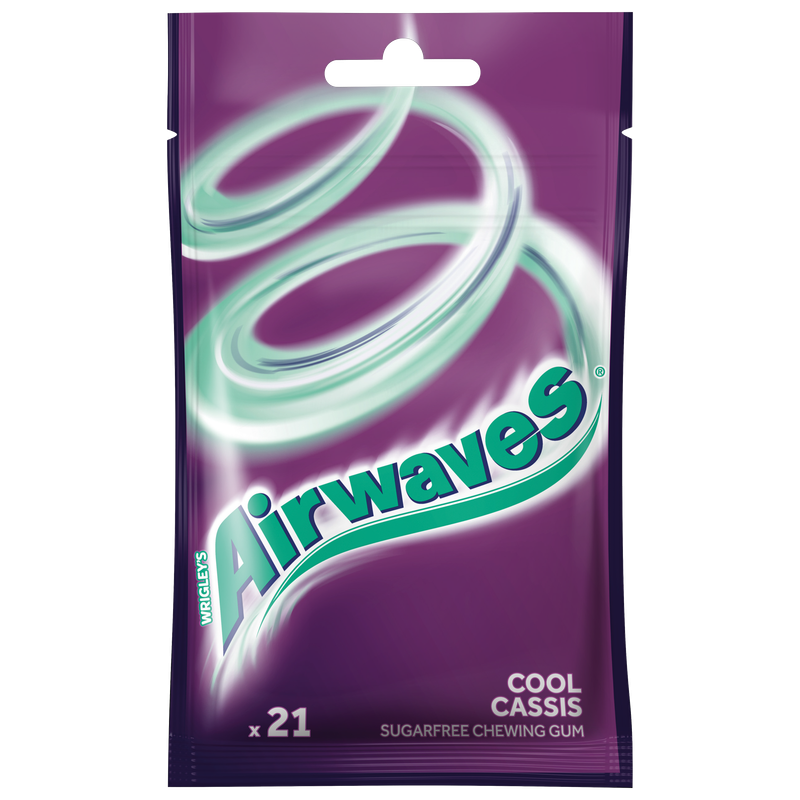 Airwaves Cool Cassis Guma do żucia bez cukru 29 g (21 drażetek)