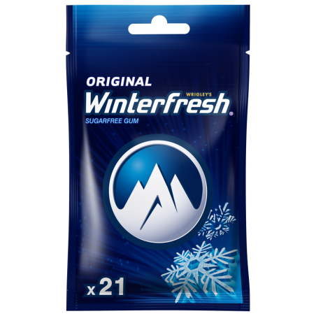 Winterfresh Original Guma do żucia bez cukru 29 g (21 drażetek)