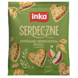 INKA SERDECZNE Owsiane serduszka musli z jabłkami 50g