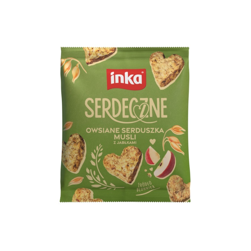 INKA SERDECZNE Owsiane serduszka musli z jabłkami 50g