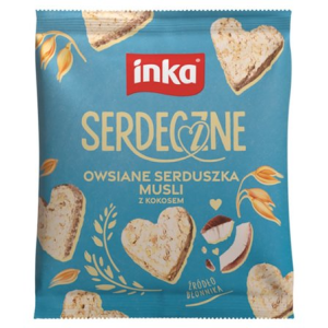 INKA SERDECZNE Owsiane serduszka musli z kokosem 50 g