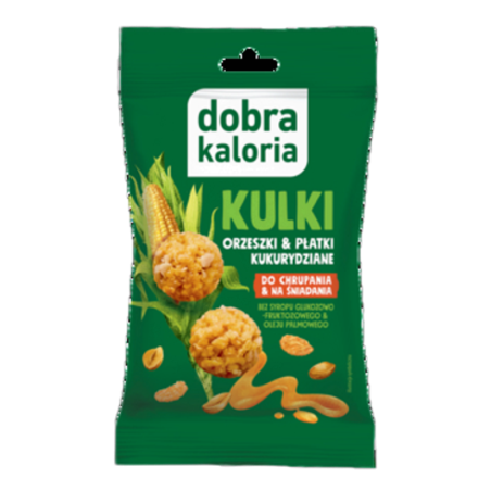 dobra kaloria Kulki orzeszki & płatki kukurydziane 32 g