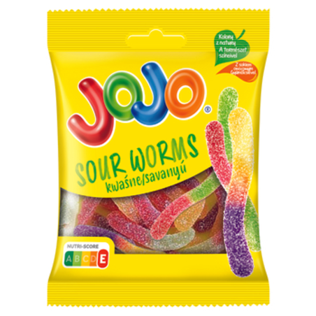 JOJO Żelki Sour Worm 80g
