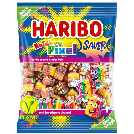 Żelki Haribo Rainbow Pixel 160g