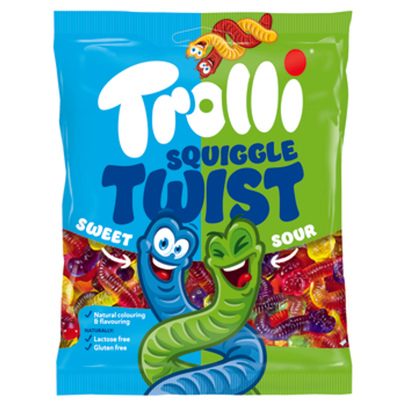 Trolli Squiggle Twist Żelki o smaku owocowym 100g