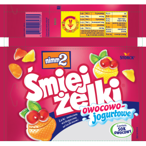 nimm2 Śmiejżelki owocowo-jogurtowe 100g