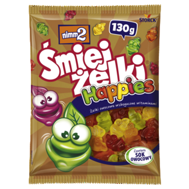 NIMM2 ŚMIEJŻELKI HAPPIES 130G