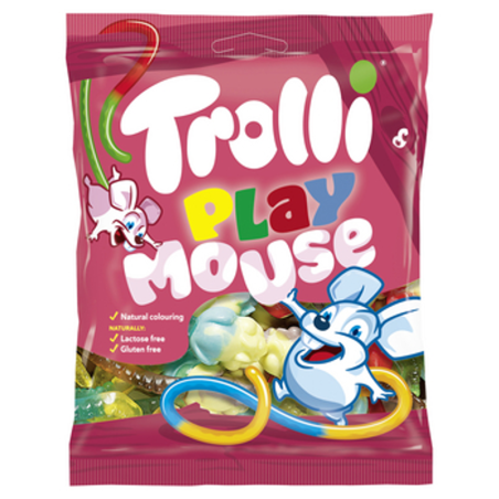 Trolli Playmouse Myszki Żelki o smaku owocowym 100g