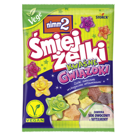 nimm2 Śmiejżelki Kwaśne Gwiazdki 90g