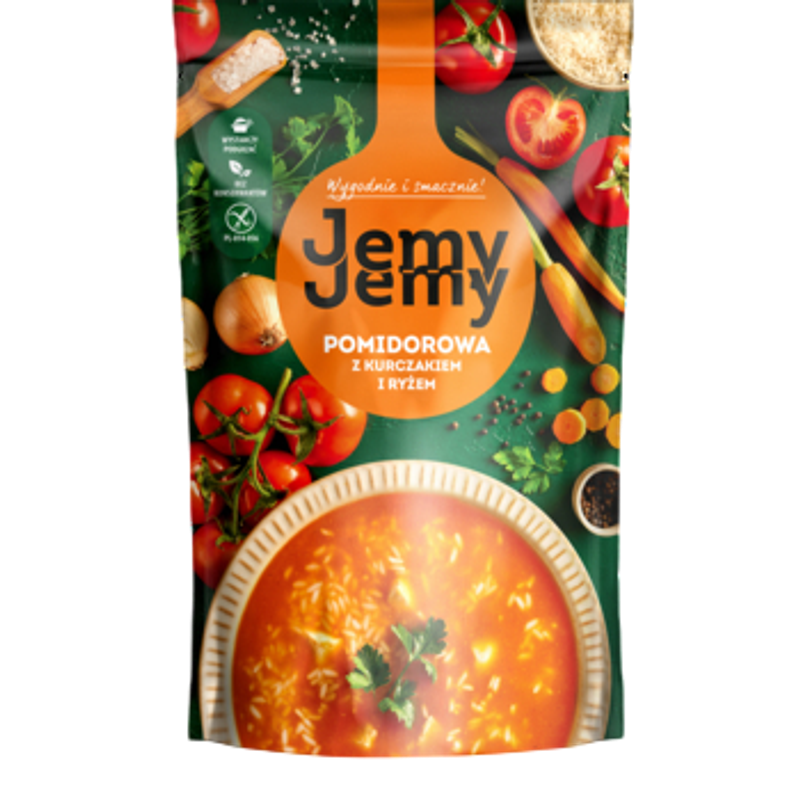 JemyJemy Pomidorowa z kurczakiem i ryżem 450g