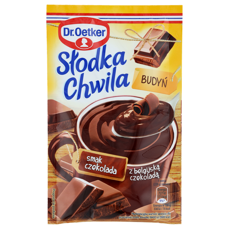 Dr. Oetker Slodka Chwila Budyń czekoladowy 45g Nowa receptura