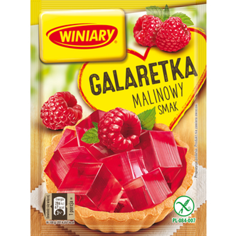 Winiary Galaretka malinowy smak 71 g