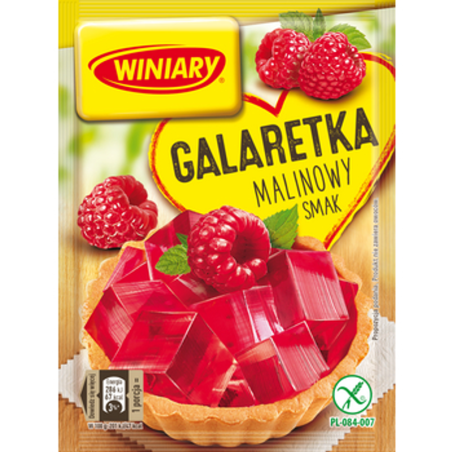 Winiary Galaretka malinowy smak 71 g