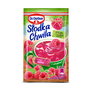 Dr. Oetker Słodka Chwila Kisiel malinowy z owocami 31,5g