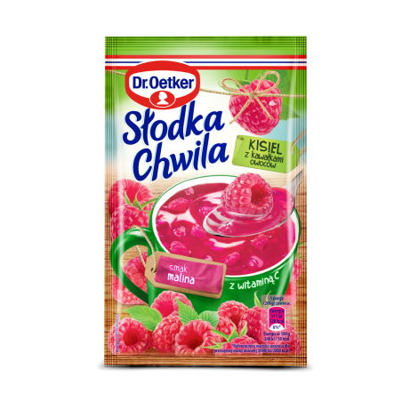 Dr. Oetker Słodka Chwila Kisiel malinowy z owocami 31,5g
