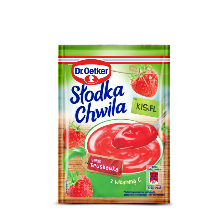 Dr. Oetker Słodka Chwila o Smaku Truskawkowym - Kisiel Truskawkowy 30g