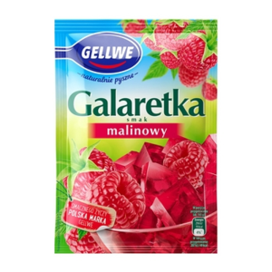 Gellwe Galaretka smak malinowy 72g