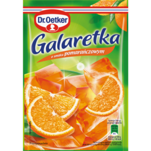 Dr. Oetker Galaretka o smaku pomarańczowym 72 g