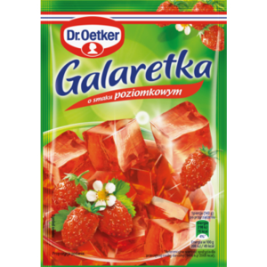 Dr. Oetker Galaretka o smaku poziomkowym 72 g