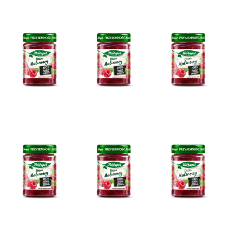 Herbapol dżem malinowy 280g X6