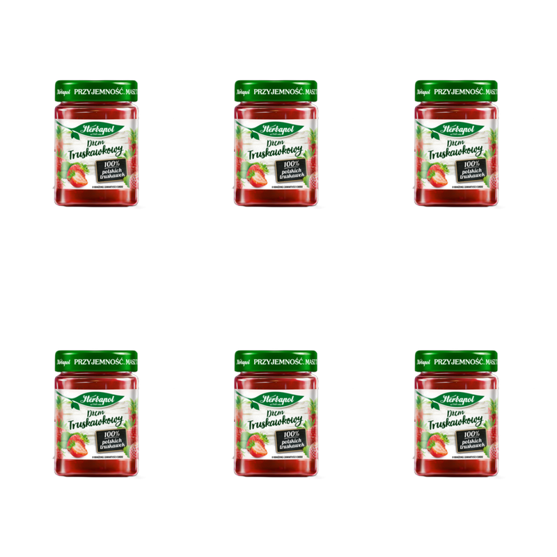 Herbapol dżem truskawka z lubelszczyzny 280g X6
