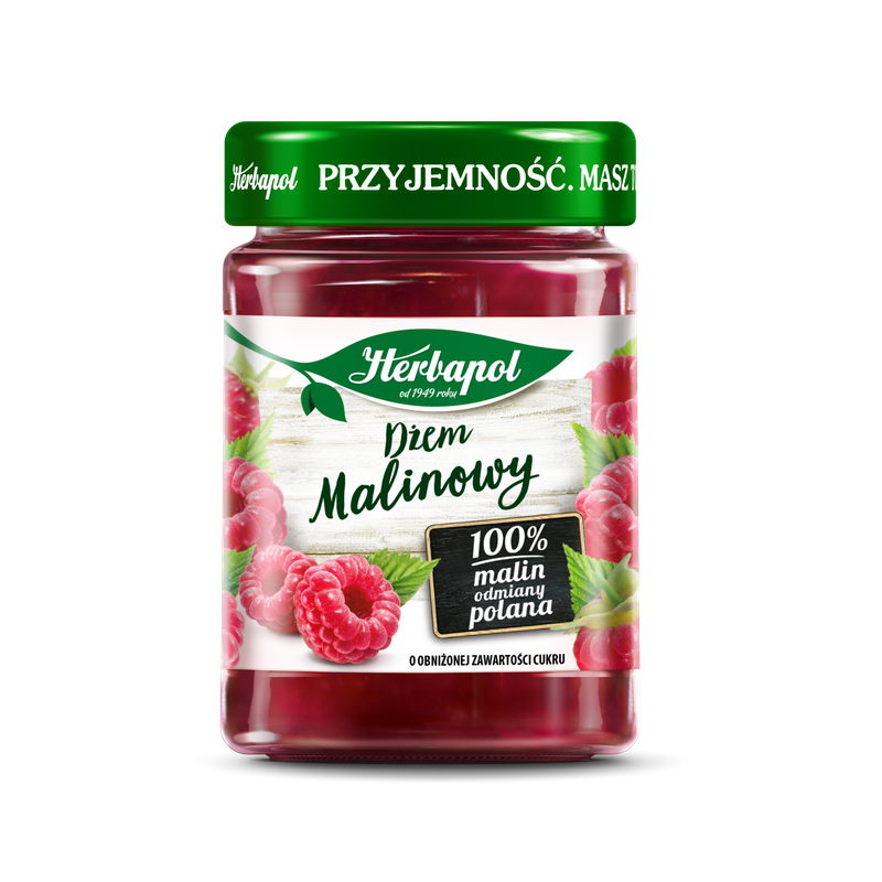 Herbapol dżem malinowy 280g