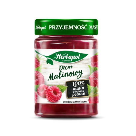 Herbapol dżem malinowy 280g