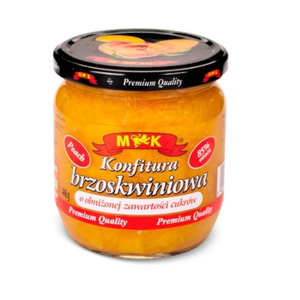 MK Konfitura brzoskwiniowa o obniżonej zawartości cukru 446g