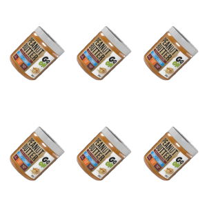 Go On Peanut Butter Crunchy 500g Sante X6