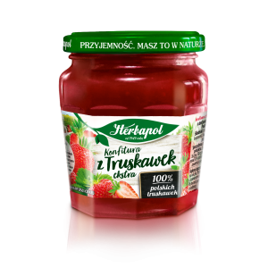 Herbapol konfitura z truskawek extra 240g
