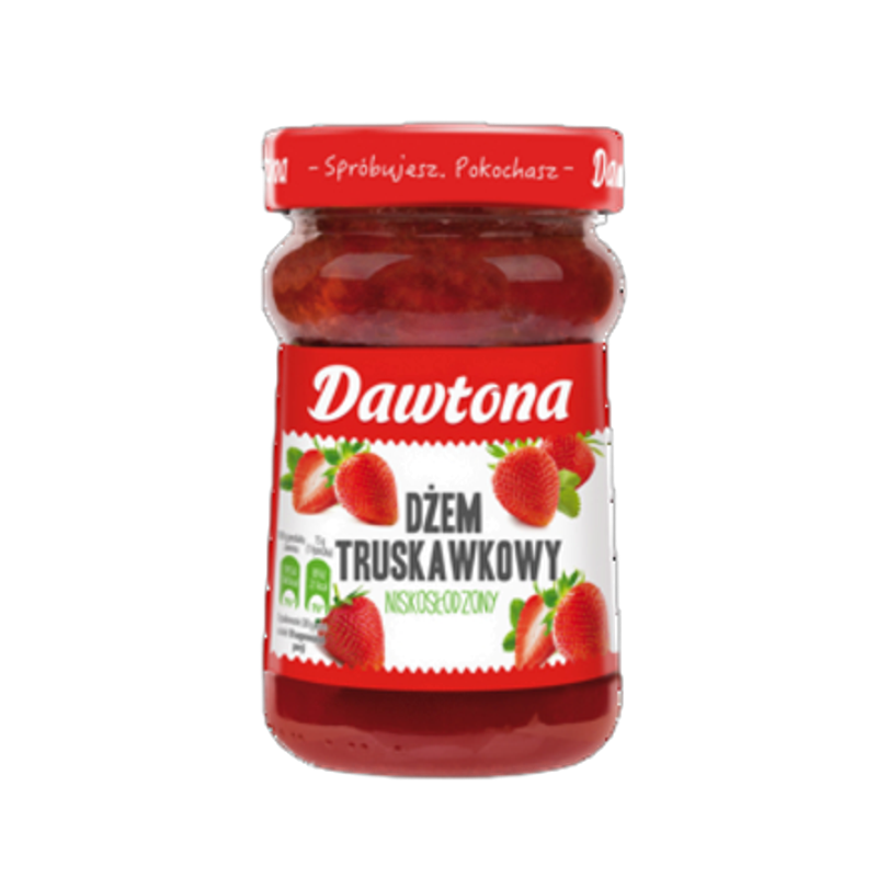 Dżem truskawkowy niskosłodzony 280g Dawtona