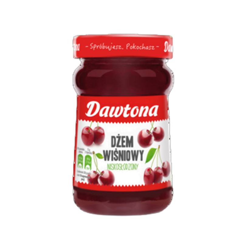 Dżem wiśniowy niskosłodzony 280g Dawtona