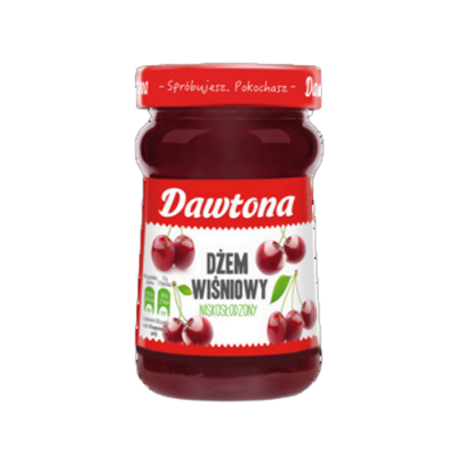 Dżem wiśniowy niskosłodzony 280g Dawtona