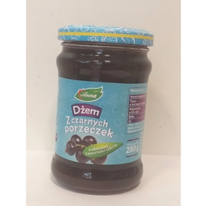 Dżem z czarnej porzeczki o obniżonej zawartości cukrów 280g, ANNA