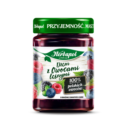Herbapol dżem owoce leśne 280g