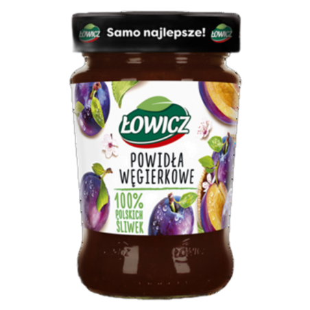 Łowicz Powidła Węgierkowe Śliwkowe - ze Śliwek Węgierek w Słoiku 290 g