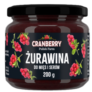Cranberry Polish Farm Żurawina do mięs i serów 200g