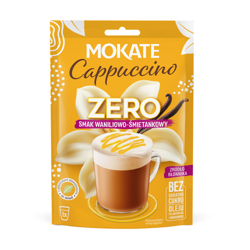 Mokate Cappuccino smak waniliowo śmietankowy ( 20g )