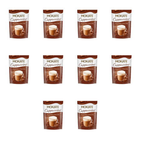 Mokate Cappuccino z belgijską czekoladą 110g X10