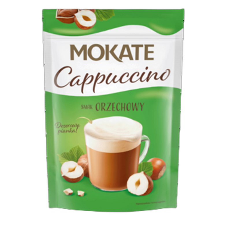 Mokate Cappuccino o smaku orzechowym 110g