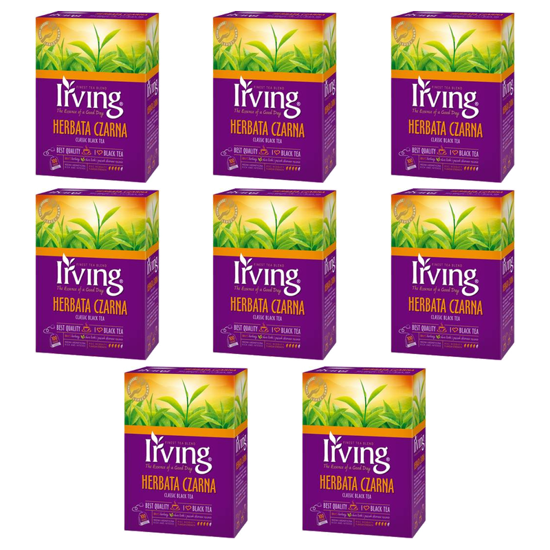 Irving Herbata czarna 100 torebek 200 g (100x2 g) X8