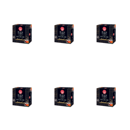 Herbata czarna TEEKANNE Black Label 100 torebek x 2,00g X6