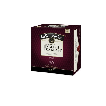 Herbata czarna Sir Winston Supreme English Breakfast 100 torebek x 1,80g